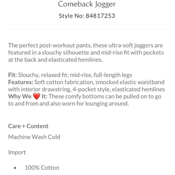 NEW Free People Comeback Jogger ~Incense Taupe ~Large - Picture 5 of 11